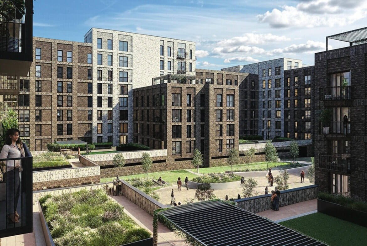 Tranquillity Apartments Manchester Communal Landscaped Gardens