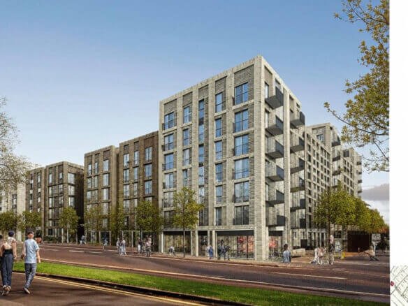 Road view of Tranquillity Apartments Manchester