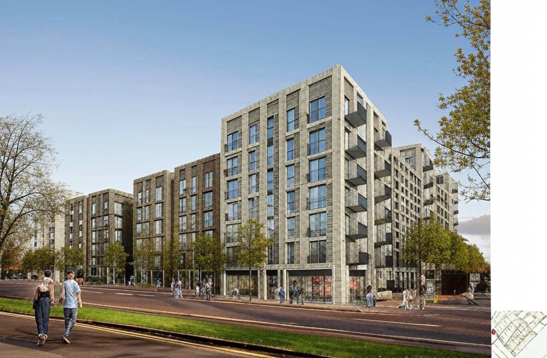 Road view of Tranquillity Apartments Manchester